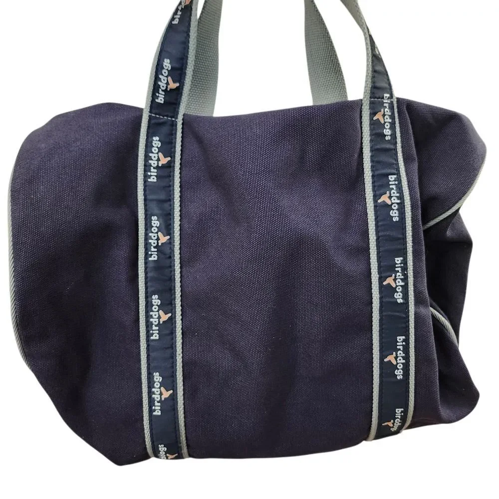 Birddogs Sport Duffel Canvas Gymn Travel Full Zip‎ Bag